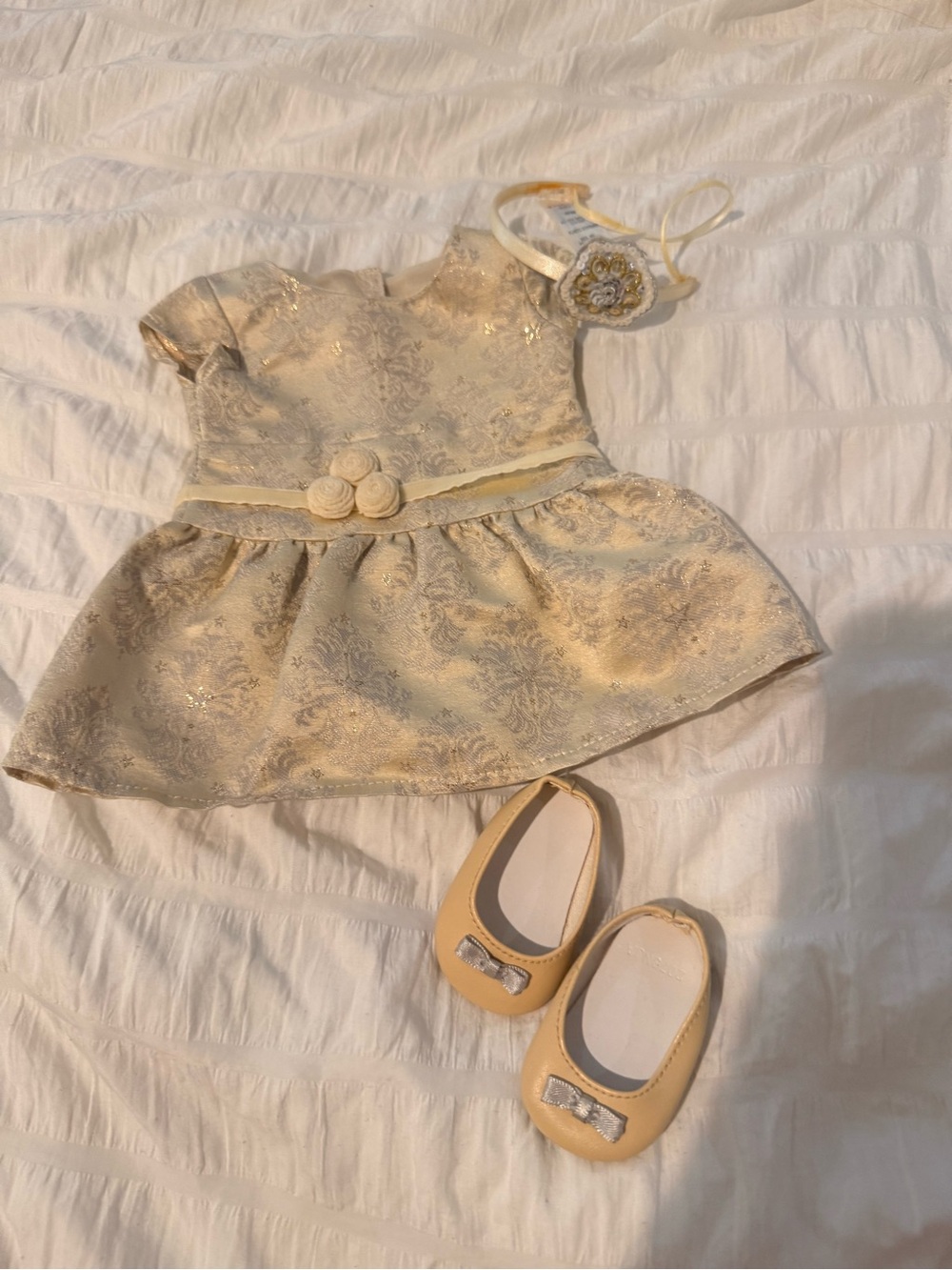 AG doll Retired Gold Holiday Brocade Outfit